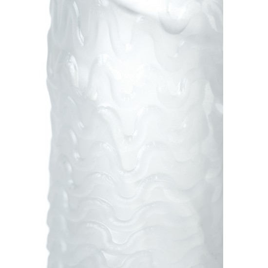 Мастурбатор TOYFA A-Toys Pocket Wavy, TPR, белый, 7,8 см