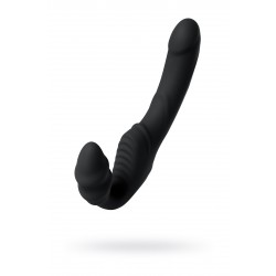 Безремневой страпон Black & Red by TOYFA с вибрацией, силикон, черный, 35 см Безремневой страпон Black & Red by TOYFA с вибрацией, силикон, черный, 35 см