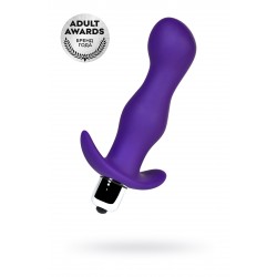 Анальная пробка с вибрацией A-Toys by TOYFA Kamet, размер M, силикон, фиолетовая, 12,9 см Анальная пробка с вибрацией A-Toys by TOYFA Kamet, размер M, силикон, фиолетовая, 12,9 см