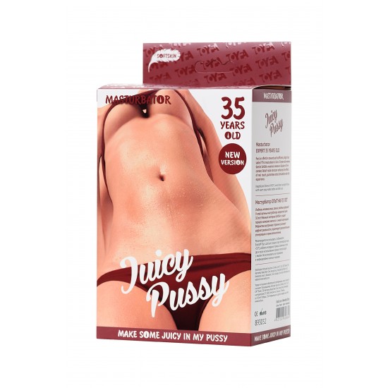 Мастурбатор реалистичный TOYFA Juicy Pussy, Expert, TPR, телесный, 13,5 см