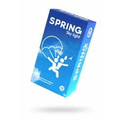 Презервативы Spring  Sky Light, классические, латекс, 17,5см, 12 шт