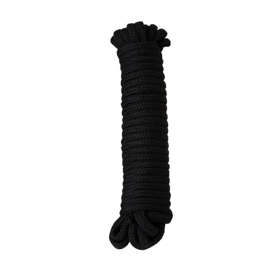 Веревка для бондажа Штучки-дрючки, текстиль, черная, 1000 см