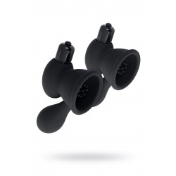 Вибромассажер для сосков TOYFA,силикон, черный Вибромассажер для сосков TOYFA,силикон, черный