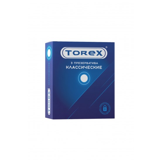 Презервативы классические TOREX  латекс, №3, 19 см
