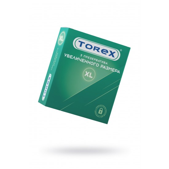 Презервативы увеличенного размера TOREX  латекс, №3, 20 см