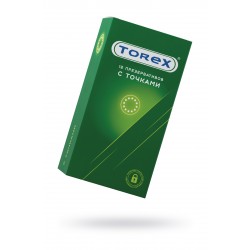 Презервативы точечные TOREX латекс, №12, 18,5 см Презервативы точечные TOREX латекс, №12, 18,5 см