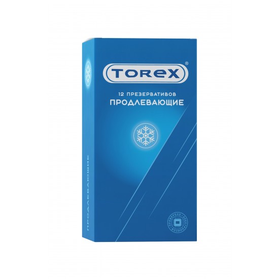 Презервативы продлевающие TOREX  латекс, №12, 18 см