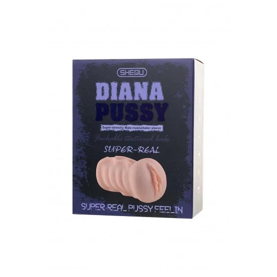 Мастурбатор реалистичный вагина Diana, XISE, TPR, телесный, 16.5 см. SQ-MA60023 Мастурбатор реалистичный вагина Diana, XISE, TPR, телесный, 16.5 см. SQ-MA60023