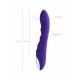 Нереалистичный вибратор L'EROINA by TOYFA Syrin, силикон, фиолетовый, 21 см