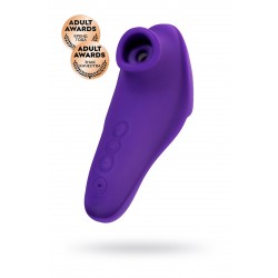 Клиторальный стимулятор - насадка JOS Swizzy, силикон, фиолетовый, 12 см