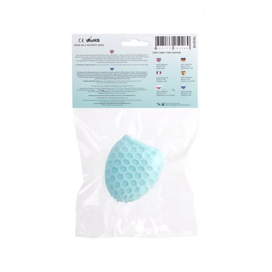 Мастурбатор A-Toys Pufl, бирюзовый, ТРЕ, 6 см Ø 2,7 см 763016 Мастурбатор A-Toys Pufl, бирюзовый, ТРЕ, 6 см Ø 2,7 см 763016