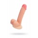 Фаллоимитатор RealStick Silicone Chris H, телесный, 17,5 см