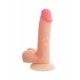 Фаллоимитатор RealStick Silicone Chris H, телесный, 17,5 см