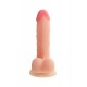 Фаллоимитатор RealStick Silicone Chris H, телесный, 17,5 см