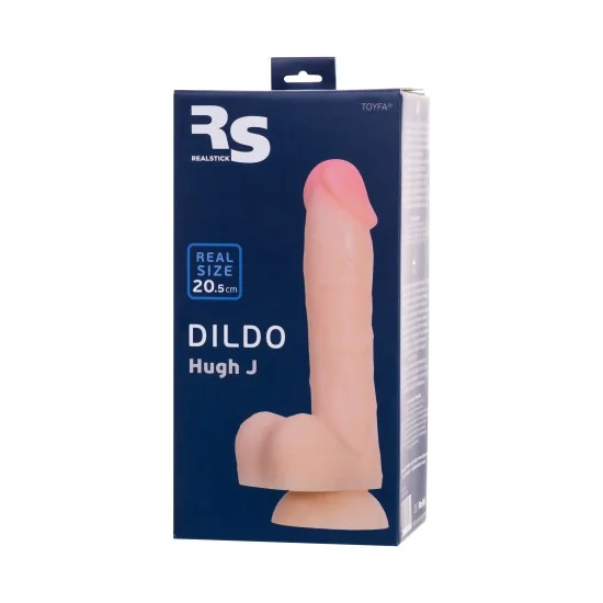 Фаллоимитатор RealStick Silicone Hugh J, телесный, 20,5 см 9420002 Фаллоимитатор RealStick Silicone Hugh J, телесный, 20,5 см 9420002