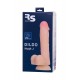 Фаллоимитатор RealStick Silicone Hugh J, телесный, 20,5 см