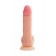 Фаллоимитатор RealStick Silicone Ryan G, телесный, 22,5 см