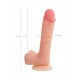 Фаллоимитатор RealStick Silicone Ryan G, телесный, 22,5 см