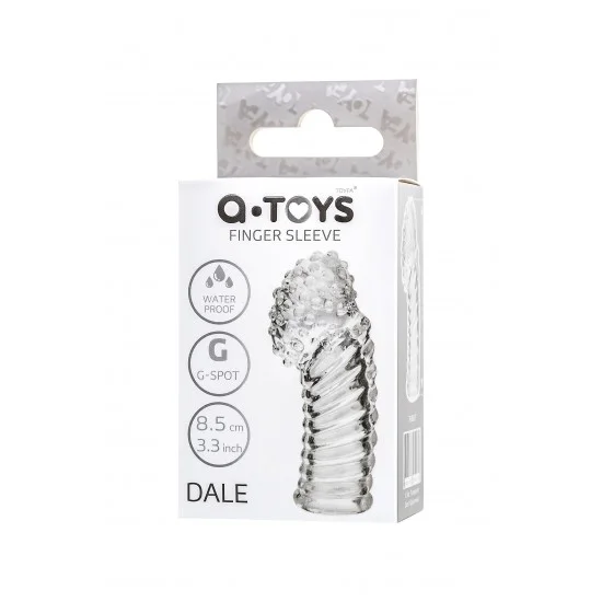 Насадка на палец A-toys Dale, ТРЕ, прозрачный, 8,5 см 768027 Насадка на палец A-toys Dale, ТРЕ, прозрачный, 8,5 см 768027