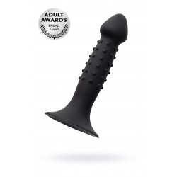 Анальный фаллоимитатор A-Toys Spikn, силикон, черный, 14 см Анальный фаллоимитатор A-Toys Spikn, силикон, черный, 14 см
