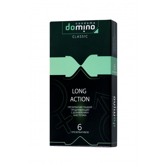 Презервативы Luxe  DOMINO CLASSIC Long action 6 шт, 18 см