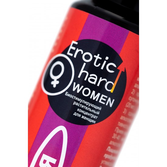 Биостимулирующий концентрат  для женщин Erotic hard  Пуля , со вкусом земляники и клюквы 100 мл
