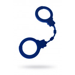 Наручники Штучки-дрючки, силикон, синие, 33 см Наручники Штучки-дрючки, силикон, синие, 33 см