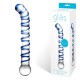 Изогнутый стеклянный фаллос G-Spot Glass Dildo - 17 см.