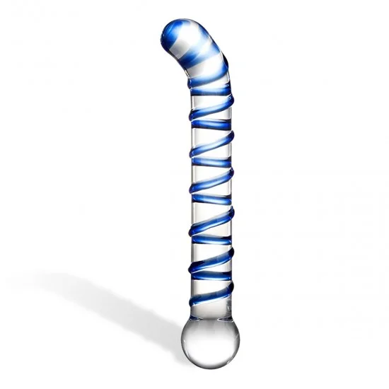 Изогнутый стеклянный фаллос G-Spot Glass Dildo - 17 см. GLAS-144 Изогнутый стеклянный фаллос G-Spot Glass Dildo - 17 см. GLAS-144