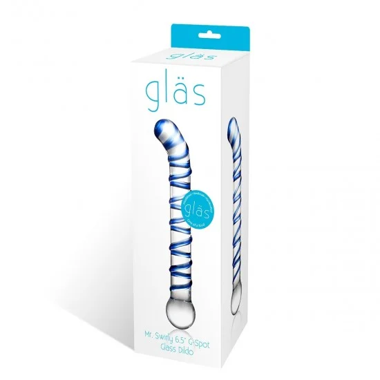 Изогнутый стеклянный фаллос G-Spot Glass Dildo - 17 см. GLAS-144 Изогнутый стеклянный фаллос G-Spot Glass Dildo - 17 см. GLAS-144