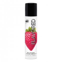 Лубрикант Wet Flavored Sexy Strawberry с ароматом клубники - 30 мл. Лубрикант Wet Flavored Sexy Strawberry с ароматом клубники - 30 мл.