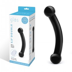 Стеклянный двусторонний стимулятор простаты, 14 см. Стеклянный двусторонний стимулятор простаты, 14 см.