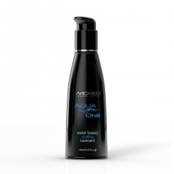 Охлаждающий лубрикант на водной основе Wicked AQUA CHILL - 120 мл. Охлаждающий лубрикант на водной основе Wicked AQUA CHILL - 120 мл.