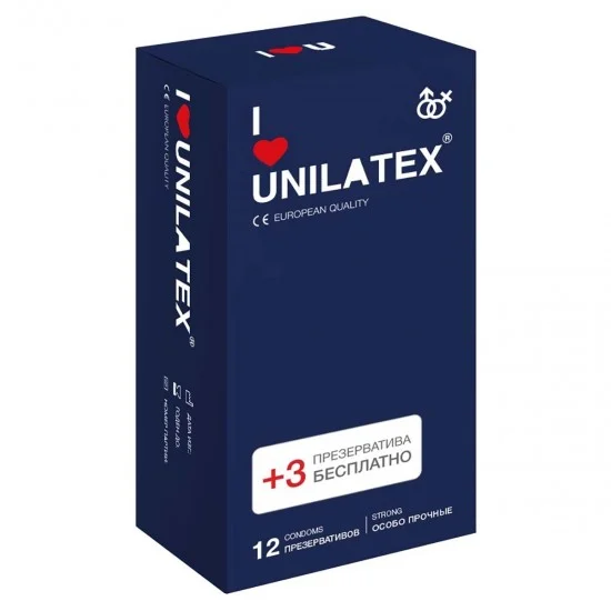Презервативы Unilatex Extra Strong гладкие №12 3022Un Презервативы Unilatex Extra Strong гладкие №12 3022Un