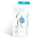 Прозрачный стеклянный анальный плаг с ручкой - 12 см. GLAS-142 Прозрачный стеклянный анальный плаг с ручкой - 12 см. GLAS-142