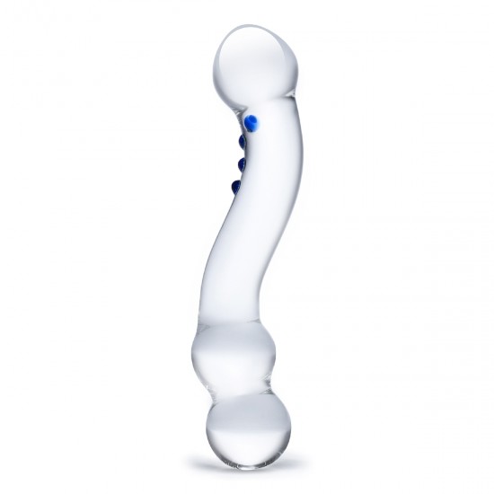 Изогнутый стеклянный стимулятор G-точки Curved G-Spot - 15,2 см.