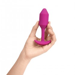 Пробка для ношения с вибрацией розовая B-Vibe Vibrating Snug Plug 2 Пробка для ношения с вибрацией розовая B-Vibe Vibrating Snug Plug 2