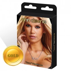 Золотистая цепочка с подвеской SEXY Золотистая цепочка с подвеской SEXY