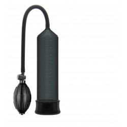 Черная вакуумная помпа Erozon Penis Pump с грушей Черная вакуумная помпа Erozon Penis Pump с грушей