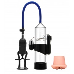 Вакуумная помпа Erozon Penis Pump с вибрацией и вставкой-вагиной Вакуумная помпа Erozon Penis Pump с вибрацией и вставкой-вагиной