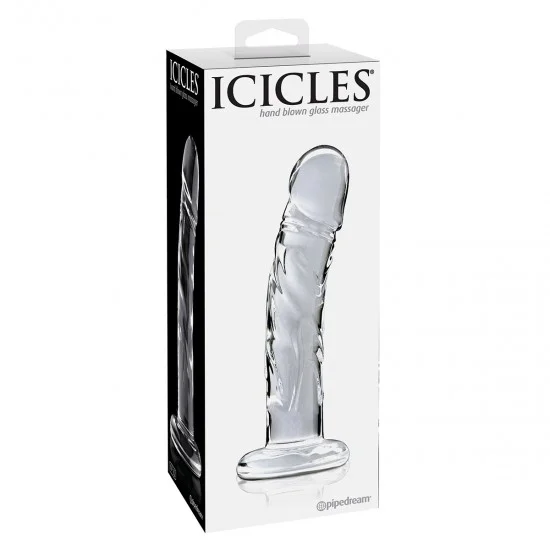 Стеклянный фалломитатор Icicles No. 62 - Clear 2962-00 PD Стеклянный фалломитатор Icicles No. 62 - Clear 2962-00 PD