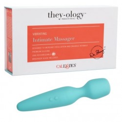 Голубой wand-вибромассажер They-ology Vibrating Intimate Massager