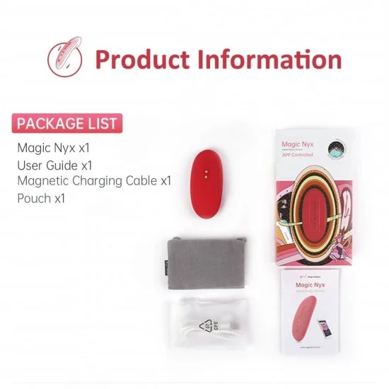 Вибромассажер в трусики Magic Motion Nyx - 8,8 см. 861139 Вибромассажер в трусики Magic Motion Nyx - 8,8 см. 861139