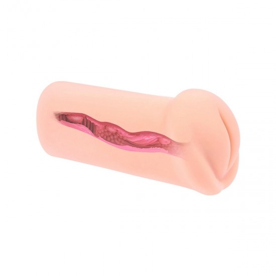 Мастурбатор вагина с двойным слоем материала Haru DL 