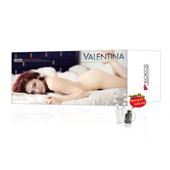 Valentina, мастурбатор  3D вагина,анус полуторс, с двойным слоем без вибрации