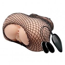 Мастурбатор-полуторс с вибрацией (вагина и анус) Jessica Мастурбатор-полуторс с вибрацией (вагина и анус) Jessica