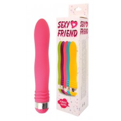 Розовый эргономичный вибратор Sexy Friend - 17,5 см. Розовый эргономичный вибратор Sexy Friend - 17,5 см.