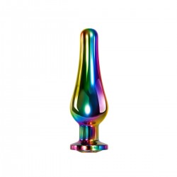 Evolved RAINBOW METAL PLUG MEDIUM Радужная анальная пробка средняя Evolved RAINBOW METAL PLUG MEDIUM Радужная анальная пробка средняя