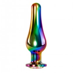 Evolved RAINBOW METAL PLUG LARGE Радужная анальная пробка большая Evolved RAINBOW METAL PLUG LARGE Радужная анальная пробка большая