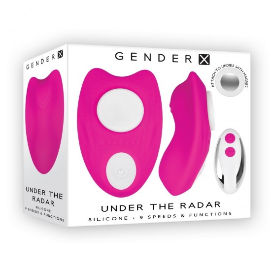 Gender X UNDER THE RADAR Вибровкладка в трусики с пультом ДУ